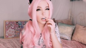 PEWDIEPIE goes all the way INSIDE Belle Delphine