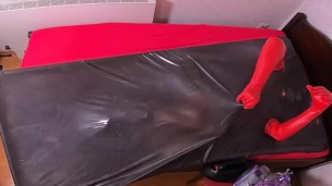 Vacbed Self Bondage - Total Session over 10 minutes self bondage