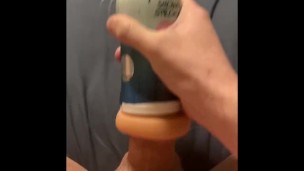 Masturbating with toy