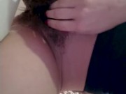 Hairy Amateur Pisses into the Bathroom Sink