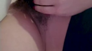 Hairy Amateur Pisses into the Bathroom Sink
