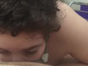 Chubby fat blowjob titjob doggy creampie interracial POV 6/16