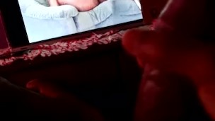 Amateur black teen Having the most fun Watching lesbian porn 