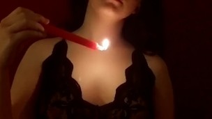 Shy Masked Cutie Trys Wax and Teasing for the First Time