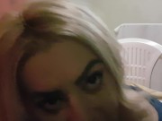 Mom help stepson on balcony not see her husband.. 6/16