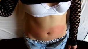 look at my excited belly flushed by your bites and punches Fantasy of Paula