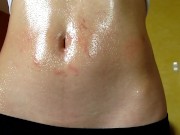 massage my delicious and shiny belly with an exciting oil penetrate me full 9/16