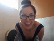 After Sex Public Washroom Piss 2/16