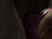 Moaning and Playing with my Creamy pussy * add funsnicker for premium snap*