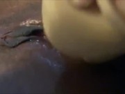 Squirting with a 9” dildo in my ass