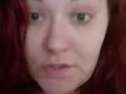 GIRLFRIEND experience! SEXY redhead PAWG makes your coffee NAKED!