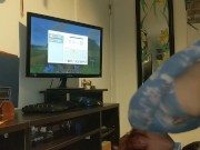 Sexy GF gets tied up and bent over while I play Minecraft 10/16