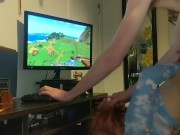 Sexy GF gets tied up and bent over while I play Minecraft 8/16