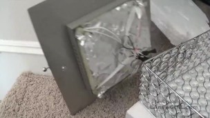 Glamorous girl fucks at modeling audition after shoping