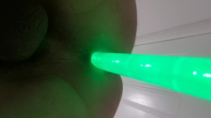 Boy takes Lightsaber