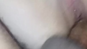 fucking her tight pink pussy
