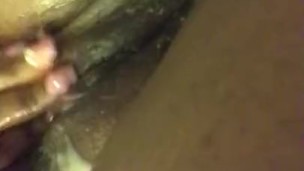 Cum all over my pussy