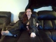 +Becky hanging out in her chaps
