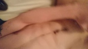 Masturbating until a really loud orgasm