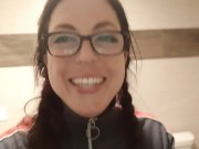 Naughty Girl Goes In Mens Bathroom 3/16