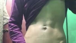 TWINK LATINO BOY JERK OFF IN PUBLIC BATHROOM