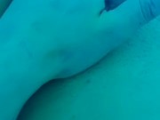 Cumming masturbating in tanning bed