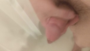 Jerk off session in shower