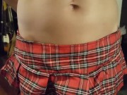 School girl pegs older teacher with strap on til he cums, perfect tits!