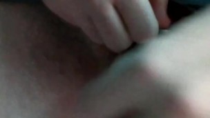 locking my cock in chastity while having a semi