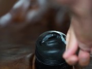 Fleshlight Toy Mouth fuck Close up POV 15/16