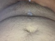 Jerking my throbbing cock and shooting a huge cumshot