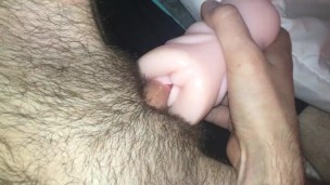 ftm twink slides his dick into tight wet hole