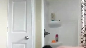 Daddy Spying on Teen in Shower