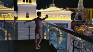 Daniel Hausser naked balcony Cosmopolitan Las Vegas. "Lucky" by Britney S.