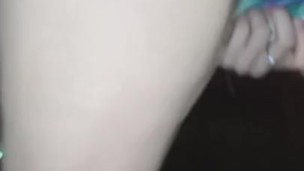 Fresh fucked pussy pissing on side of interstate