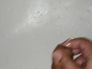 masturbating in the bathroom