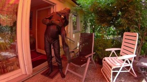 Anziehen MD-Latex Chemieschutzanzug mit Rubbersfinest Mundauskleidung