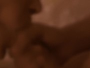 BLOWJOB CLOSEUP! GIRLFRIEND GENTLU AND SLOWLY SUCKING DICK BEFORE BED 7/16