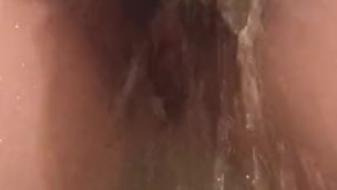 Busty Teen Plays with Showerhead (Bathtime)