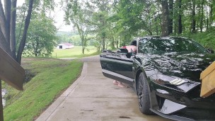 Cars can see my Plugged ass
