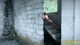 Jerking Offf & Cumming in an Open & Abandoned Building Beside the Highway
