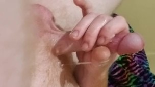 Toying ass jerking cock (part 2)