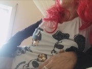 come on, watch how I enjoy and masturbate, you have to get everything out o