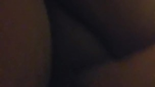 Ebony BBW milf masturbates before daddy comes home