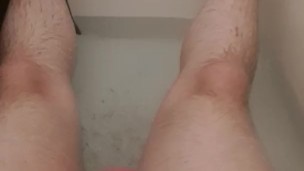 Cumming in the shower