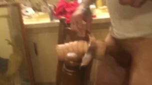 Pocket pussy with 2 cum shots