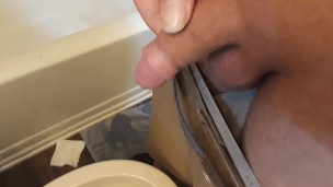 Step dad Pissing