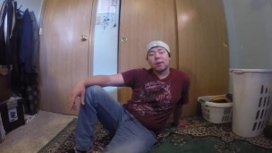 hippy guy dripping cum orgasm