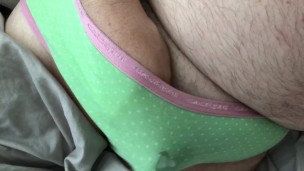 Morning Stroking Cum in my Panties