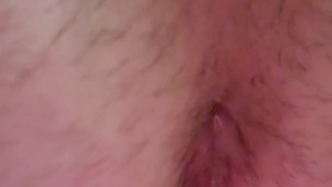 Cum coming out my hole.